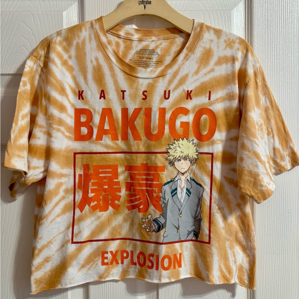 MYHERO ACADEMIA Tie Dye Top